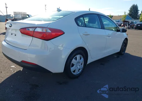 2015 Kia Forte Lx из США, поврежденный, VIN KNAFX4A65F5417266